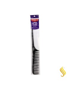 Red Kiss Large Rat Tail Comb Black Peine